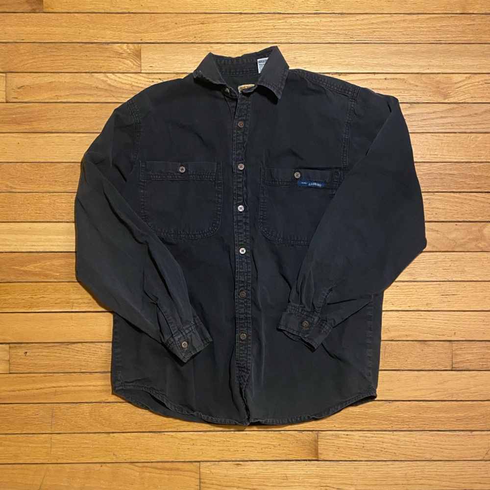 VINTAGE District Gasoline Button Down Shirt - Men’s Size S